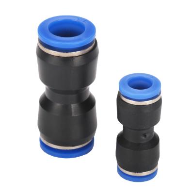 China Hotels PU Flow Control Tube Fittings Air Hose Connector One Touch Quick Connecting Flattening Pneumatic Fittings for sale