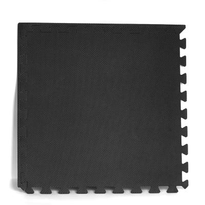 China Low Price Washable High Quality Kids Play Black EVA Foam T Mats for sale