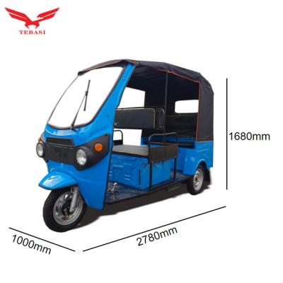 China TEBAS passenger sells electric tricycleto carry up to 6-9 passengers for passenger tricycle for sale