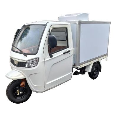 China Hot-selling Cargo TEBAS Product 200cc250cc300cc Refrigerated Vehicle Motorized Tricycle for sale