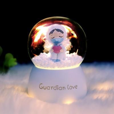 China Guardian Angel Personality Character Ornament Small Night Light Doctor Nurse Day Gift Resin China Opens Factory Direct Sales for sale