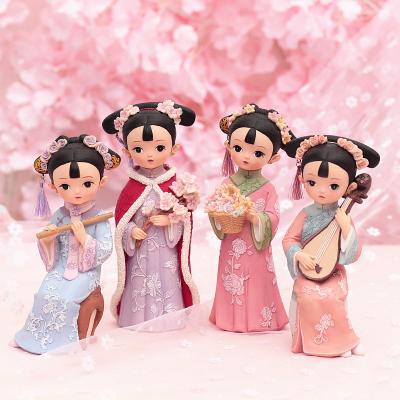 China Antique national heart girl gift stall night market girl decoration I am gege decoration doll girl memorial birthday gift for sale