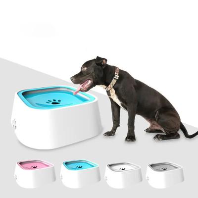 China Hot Selling Viable Floating Pet Water Drinker Spill Proof Dog Bowl Portable Cat Bowl No Spill Water Dispenser for sale