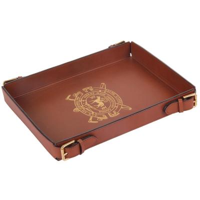 China Leather Tray Apply To Tea And Other Service Tray for sale