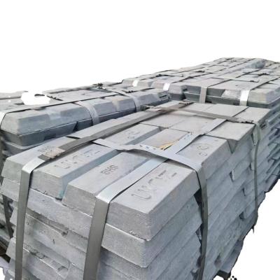 China Factory Price High Grade Purity Zinc Ingots 99.99% Hot Selling Length 16 Inches for sale