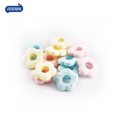 China Dosfarm Sugar Free Flower Circle Sugar Free Shape Pressed Candy Giant Sugar Free Packing Tablet Mint For Restaurant for sale