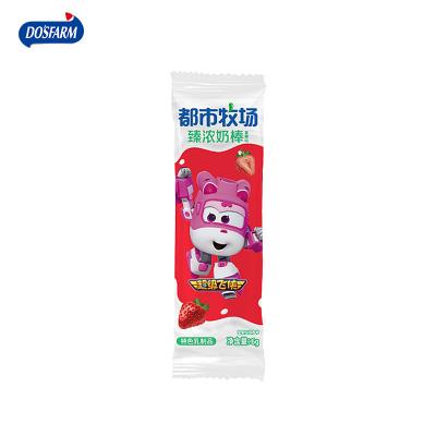 China 81 Natural Whole Milk Powder Contained Strawberry Flavor 6g*6pcs Prebiotics High Protein Milk Lollipop for sale