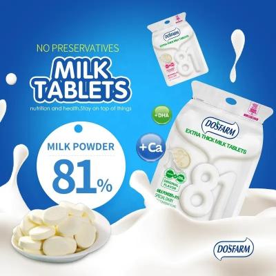 China Normal 81% Milk Powder Contained Chewable Bag 52.8G Pack Cream Milk Flavor Milk Candy for sale