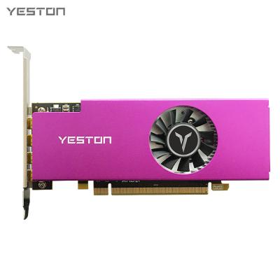 China Workstation Yeston R7 350 2G D5 4MINIDP 4 screen graphics card support split screen 750/4000MHz 2G/128bit/GDDR5 with 4 mini DP ports for sale