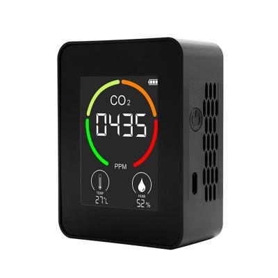 China Indoor Portable Multifunctional Digital Home Air Detector Smart CO2 Air Quality Analyzer 3.7V for sale