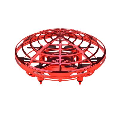 China Red Cheap Flying RC Toy Mini Helicopter Quadrocopter Drone Infrared Altitude Hold Mode UFO Hand Ball Sensor Control Induction For Kid for sale