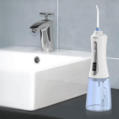 China Electric Portable Household OLED Display Water Teeth Flosser Dental Hygiene Oral Care Irrigator Flosser for sale