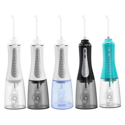 China Household Home Used Water Jet Electronic Rechargeable Teeth Irrigator Portable Oral Water Flosser for sale