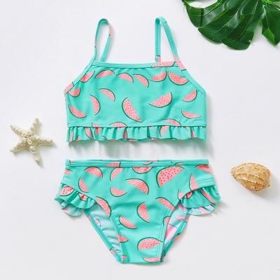 China High Quality Custom Made Breathable Girls Swimwear Children Swimsuit Girl Tankini Set Two Piece Child Beachwear Set for sale