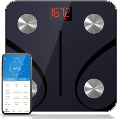 China Smart Wireless Bluetooth Body Fat Scale Digital Weight Scale Body Composition Analyzer BMI Scale for sale