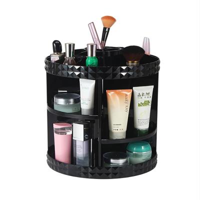 China Guarantee Sustainable Quality 360 Rotating Custom Transparent Rotating Makeup Organizer for sale