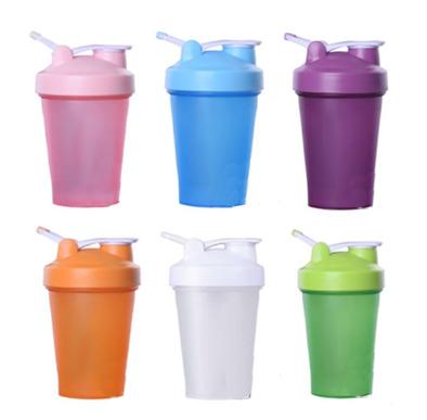 China Viable Custom Logo BPA Free Water Gym Bottle Protein Shaker With Stainless Steel Shaker Ball for sale