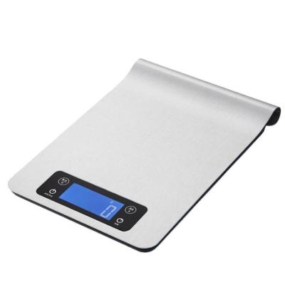 China Kitchen Kitchen Scale 5kg Food Scale Digital Stainless Steel Kitchen Scale with 1g Accuracy and LCD Display for sale