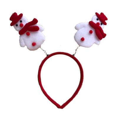 China New Designed Wholesale Party Factory Direct Sale Snowman Christmas Headband For Party for sale