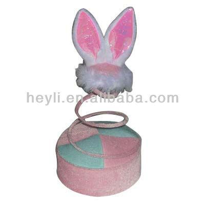 China Creative Designed Inexpensive Party Factory Customized Products Cute Uniquely Shaped Bunny Easter Hat for sale