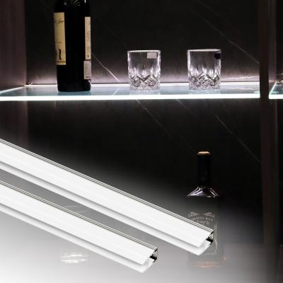 China DC12V LED Glass Clip Light Wardrobe Cabinet Aluminium Profile LED Lights for sale