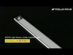 Under cabinet light panel wo lux sensing