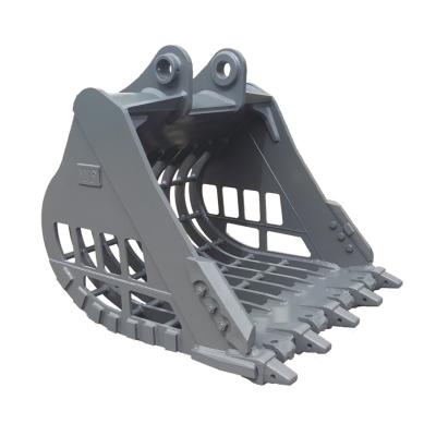 China Construction Machine Bucket Manufacturers Wholesale Excavator Bucket Crusher Bucket For Excavator Skeleton Bucket for sale