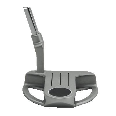 China OEM Alloy Steel Unique Zinc Milled Face Mallet Golf Club Putter for sale