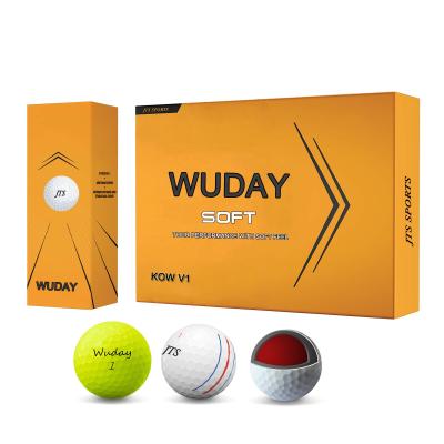 China Premium Custom Urethane / Gift Box 2 Surlyn 3 of 4 Piece Urethane Tournament Golf Balls Soft for sale