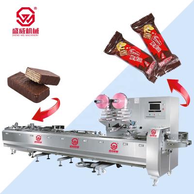 China Full Automatic Food Matcha Ice Cream Cube Stacking Feeding High Speed ​​Packaging Machine for sale