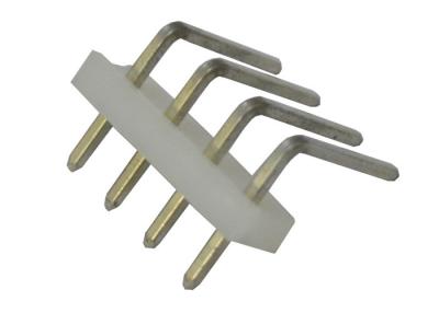 China 4 Pin Board To Board Pin Header Right Angle Through Hole 5.08mm Pitch for sale