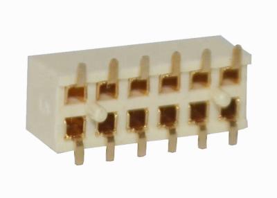 China Tipo dual echada de SMT de la fila del conector femenino del PWB del conector del jefe de 12 Pin de 2.0m m en venta