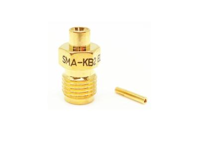 China Conector femenino DC - gama del tabique hermético recto SMA de frecuencia 18GHz en venta