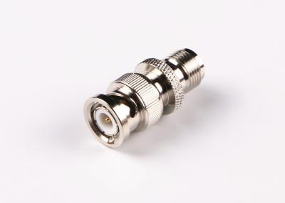 China Nickel Plated TNC Right Angle Connector , TNC Coax Connector VSMR ≤1.3 for sale