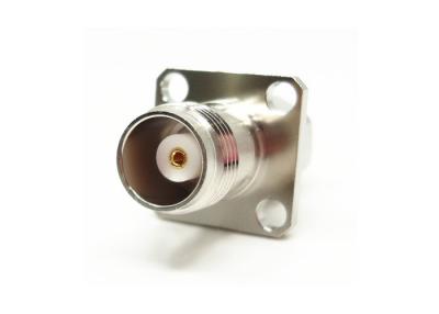 China Straight Type Bulkhead Mini TNC Connector , TNC Panel Mount Connectors for sale