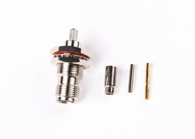 China Male Plug Straight TNC RF Connector Brass / BeCu Contact Material TNC-JY3 for sale