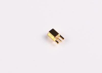 China Male Plug MCX RF Connector Brass Cable Coaxial Connector For PCB Mount for sale