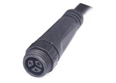 China LED Light XLR Waterproof Cable Connector M16 3 Pin 300V PVC / Nylon Material for sale