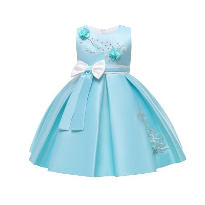 China Customized sleeveless wholesales baby clothes ball gown wedding dresses kids pageant dress ZY005 for sale