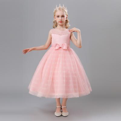 China Sleeveless Girls Dress Sequins Long Princess Costume Birthday Christmas Halloween Party Clothes Dress For Baby 2134 for sale