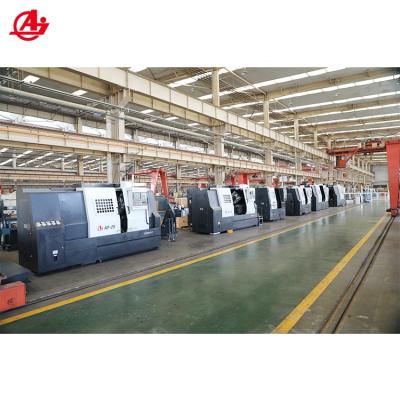 China Factory Anyang AD35 Workshop Repair Machinery Wholesale Price Center Slope Bed CNC Turning Lathe with Turret and Tailstock for sale