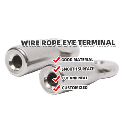 China Cable end best quality galvanizing wire rope eye terminal made in china for sale