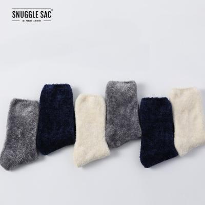 China Cute Fuzzy Winter Warm Fluffy Slipper Breathable Home Feel Air Bag Hug Socks Sleeping Women for sale