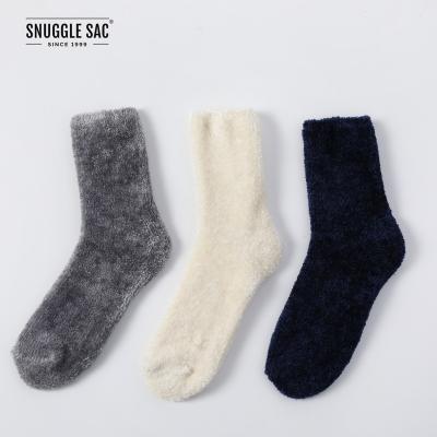 China New Feel Breathable Winter Air Bag Hug Fuzzy Socks Custom Socks Women Warm Fluffy Crew Socks for sale