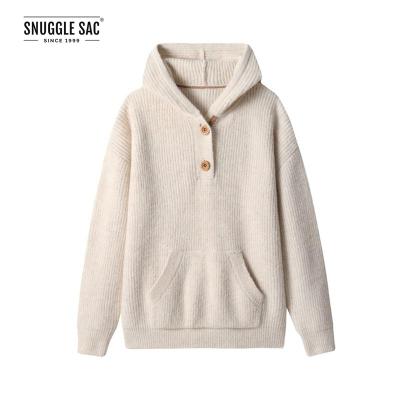 China Anti-Wrinkle Hug Bag Air Feel Hoodie Sweater Knit Sweaters Women Sweater Tops for sale