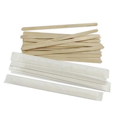 China Sustainable Wholesale Disposable Biodegradable Birch Wooden Coffee Stirrers for sale