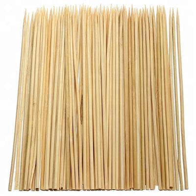 China Lower Price Eco - Friendly Customized Easily Cleaned Round Upright Barbecue Bamboo Skewer for sale