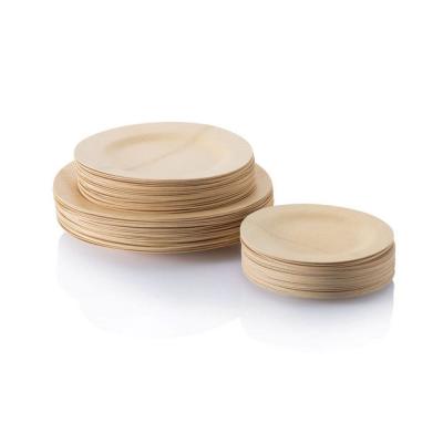 China Disposable Bamboo Fiber Tableware Disposable Bamboo Plates Dishes With High Quality for sale