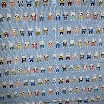 China Tear-resistant 100% Cotton Printed Fabric Cartoon Print Upholstery Fabric Canvas Fabric For Bag for sale