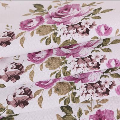 China High quality Tear-resistant flower printed cotton fabric upholstery fabric for sofas, curtain, table cover, bags... for sale